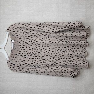 Susan Graver Animal Print Top